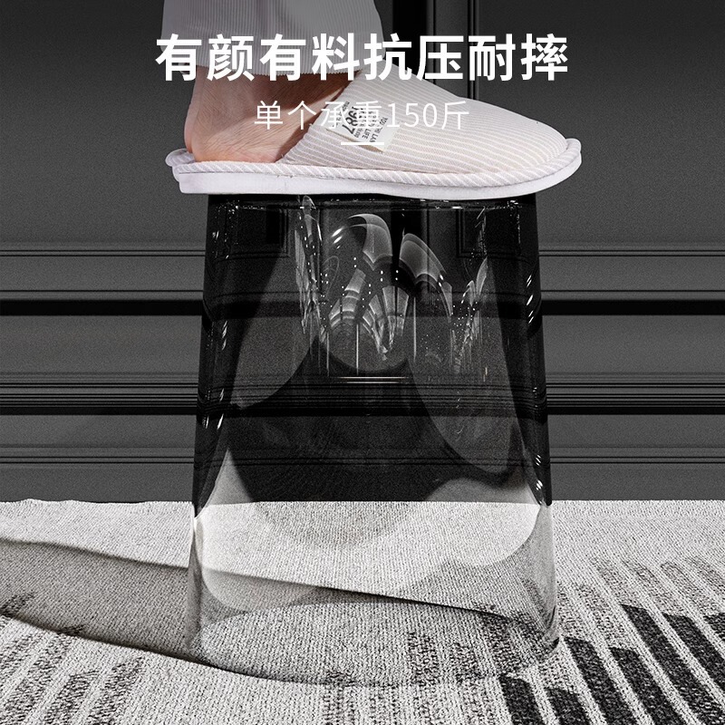 垃圾桶家用轻奢透明办公室客厅卧室厨房卫生间大容量收纳桶卫生桶|undefined