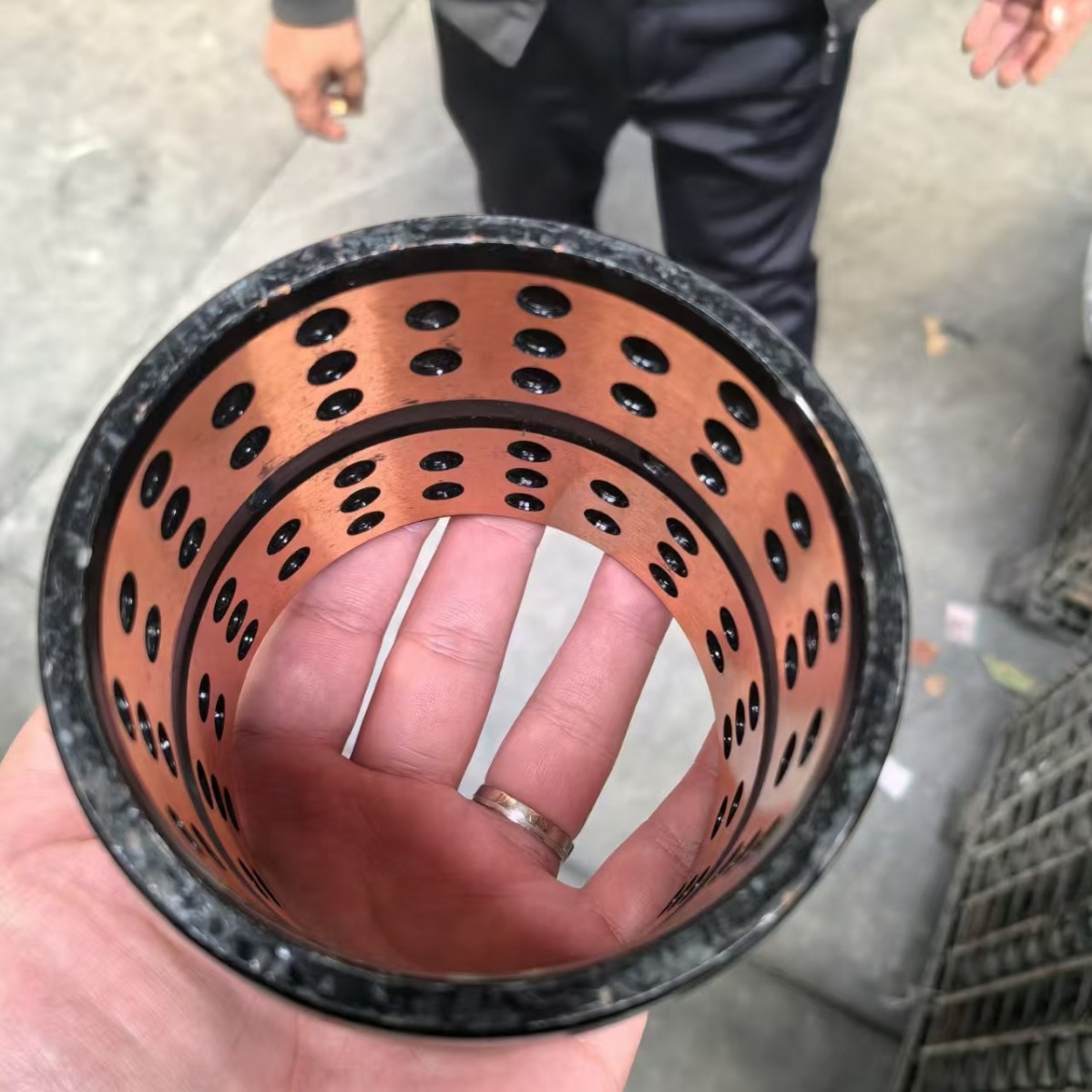 挖掘机轴套25 30 35 40 45 50内径斗轴套斗销套钢套衬套直套配件