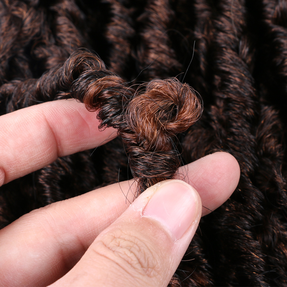 dreadlocks Butterfly Locs heklet hår sommerfugl krøllete dreadlocks krøllete hårextensions_voghion.com