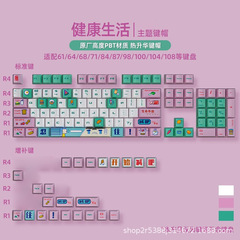 スポット卸売オリジナルオリジナル高品質PBT五面昇華キーキャップ越境Amazon DIYオリジナルデザイン