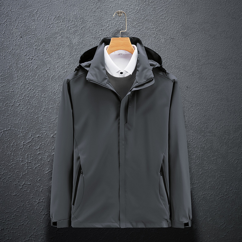 Profundidad gran cantidad de stock al aire libre vestir hombre y mujer abrigo delgado chaqueta deportiva ocio a prueba de viento manga larga