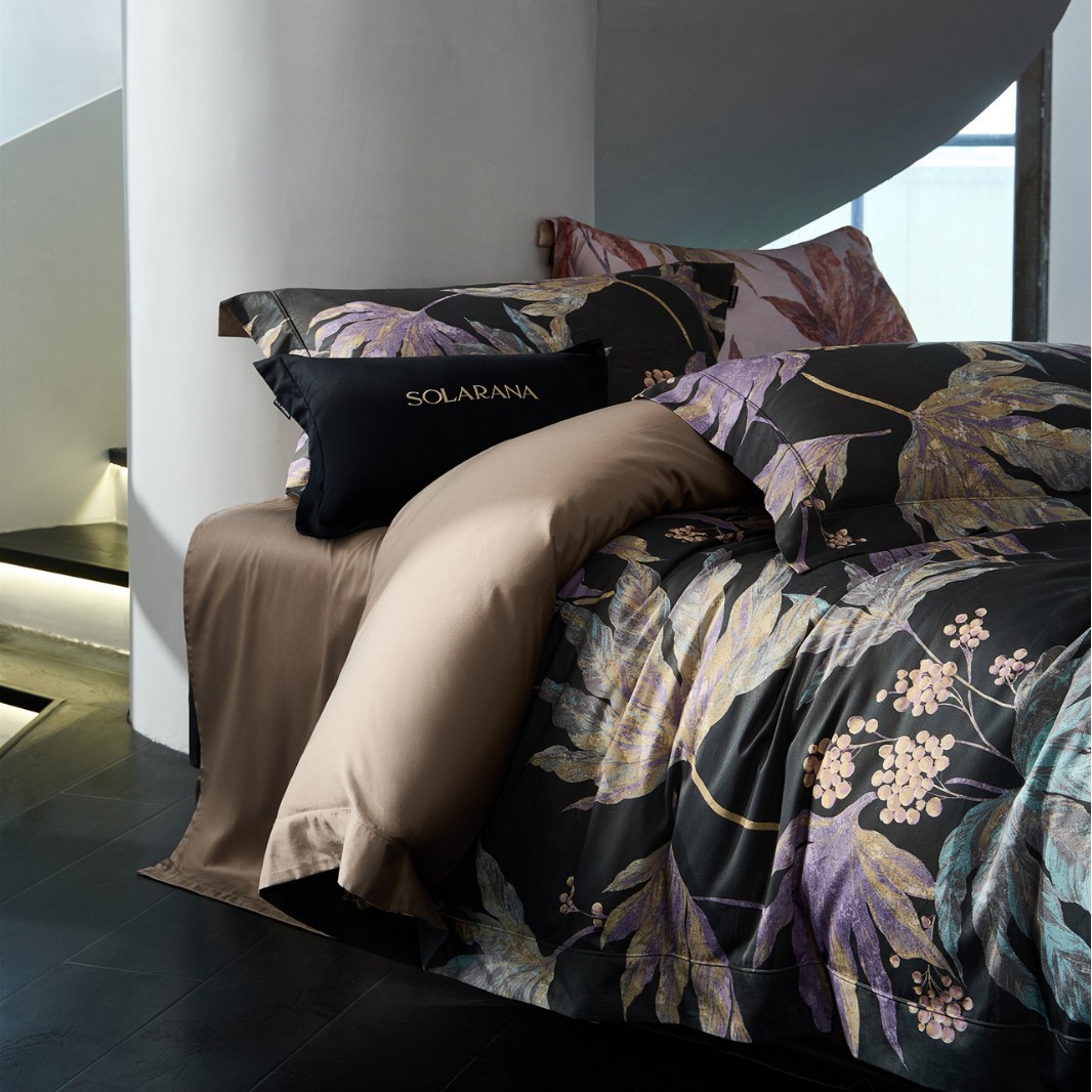 American Style Digital Printing Classy Island Cotton Bedding Bedding Pure Cotton Long-Staple Cotton Four-Piece Home Textile Bianca