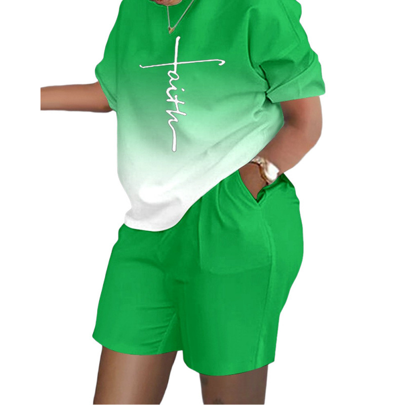 새로운 색상! 그린 그라데이션 프린트