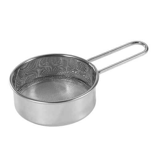 Stainless steel sugar powder sieve flour filter hand-held cake matcha cocoa powder sieve tea sieve baking filter screen