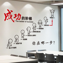 公司励志墙贴纸自粘办公室企业墙画班级文化墙教室布置装饰新雯沃