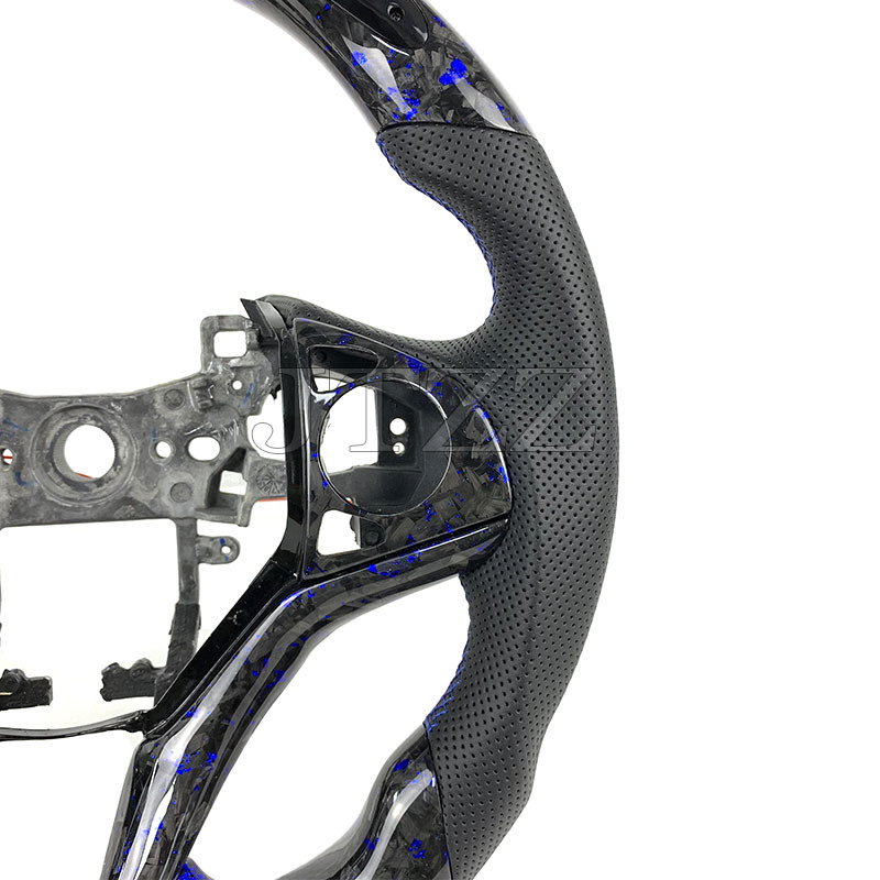 Suitable for Honda Fit GK5 Binzhi XRV upgrade LED carbon fiber modified steering wheel 2015-2019