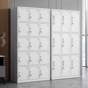 Factory Staff Wardrobe Four-door Dormitory Locker Six-door Bathroom Changing Cabinet with Lock 24-door Iron Shoe Cabinet