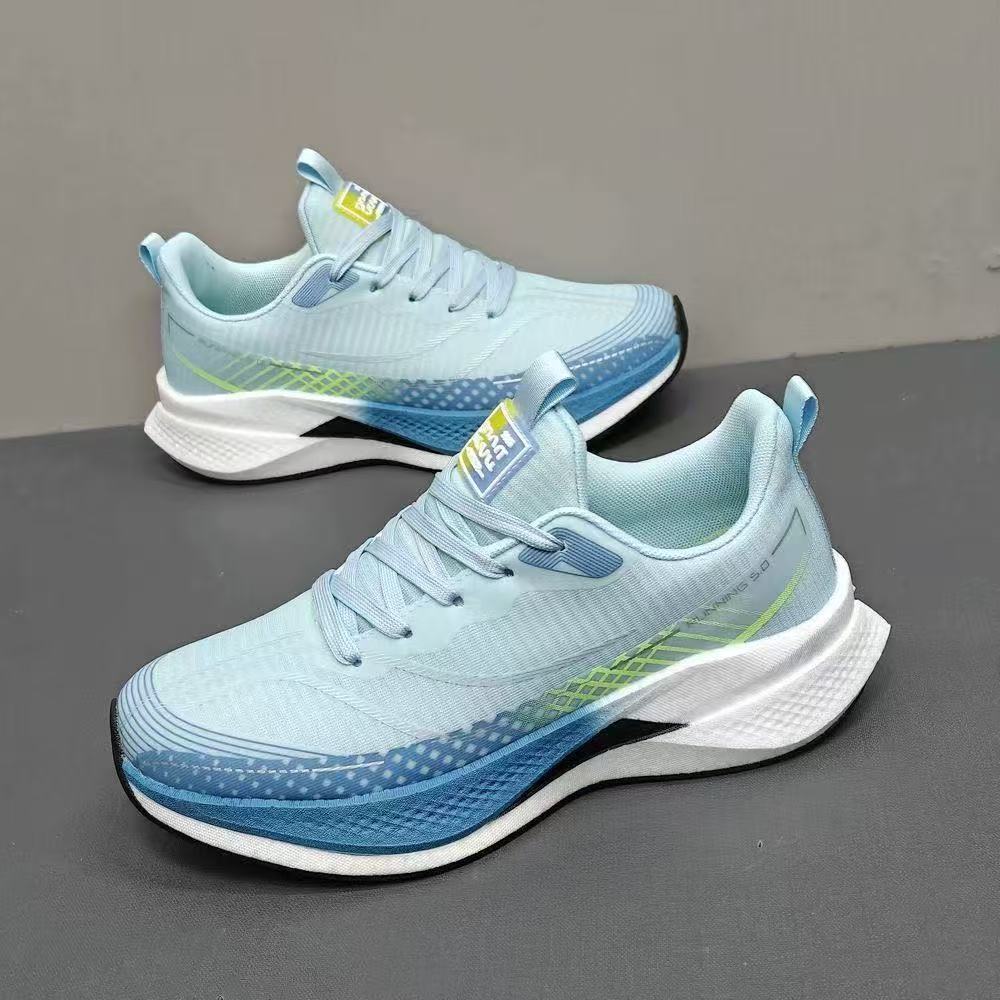Men's Breathable Mesh Running Lightweight, Shock-absorbing, Cushioned Athletic Shoes, Suitable Spring And Summer,_desvips.com