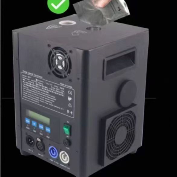 600W舞台电子喷花机室内户外婚礼庆典特效道具派对冷烟花机