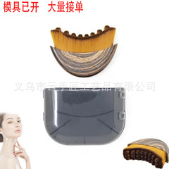 Lymphtic Contour Faceブラッシュフェイシャルプロファイルシェーピングとリンパマッサージのブラシ