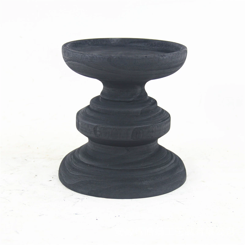 Wooden black red (black) tea, table villa, decorations, handmade