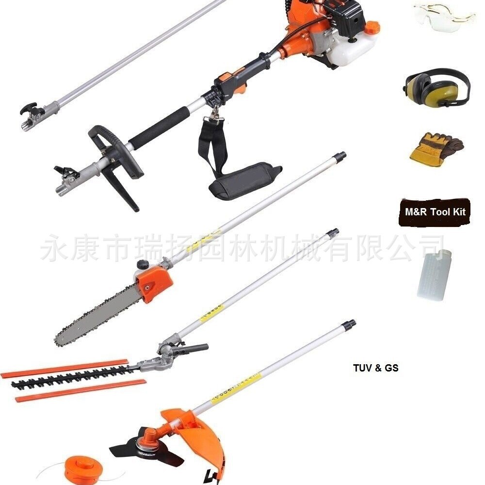 供应多功能四合一侧挂割草机/割灌机/绿篱机/高枝锯/打草头