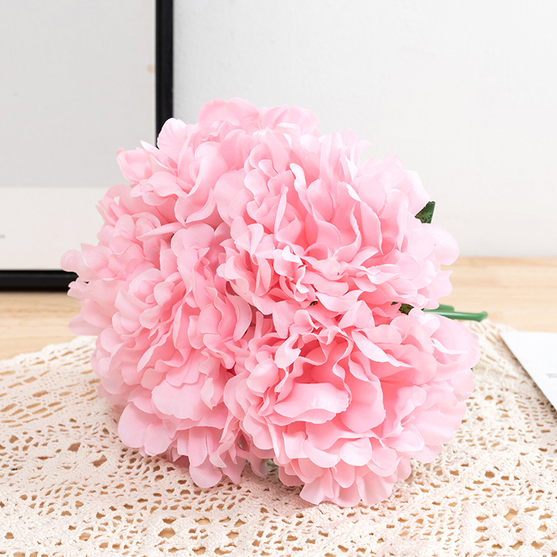 Simulation Flower Peony Bouquet Wedding Home Decoration Fake Flower display picture 5