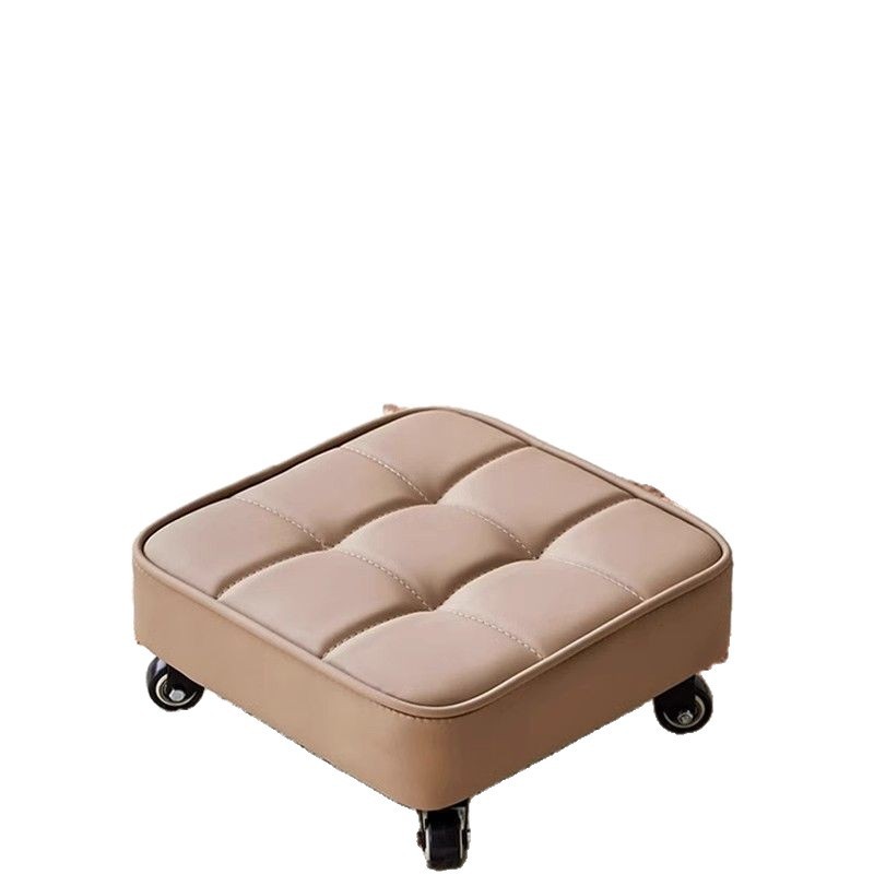 滑車付きロースツール、可動式ユニバーサルホイール、小型スツール、家庭用シームクリーニング、床拭き、ホイール付き速達分解、多機能スクエアベンチ|undefined
