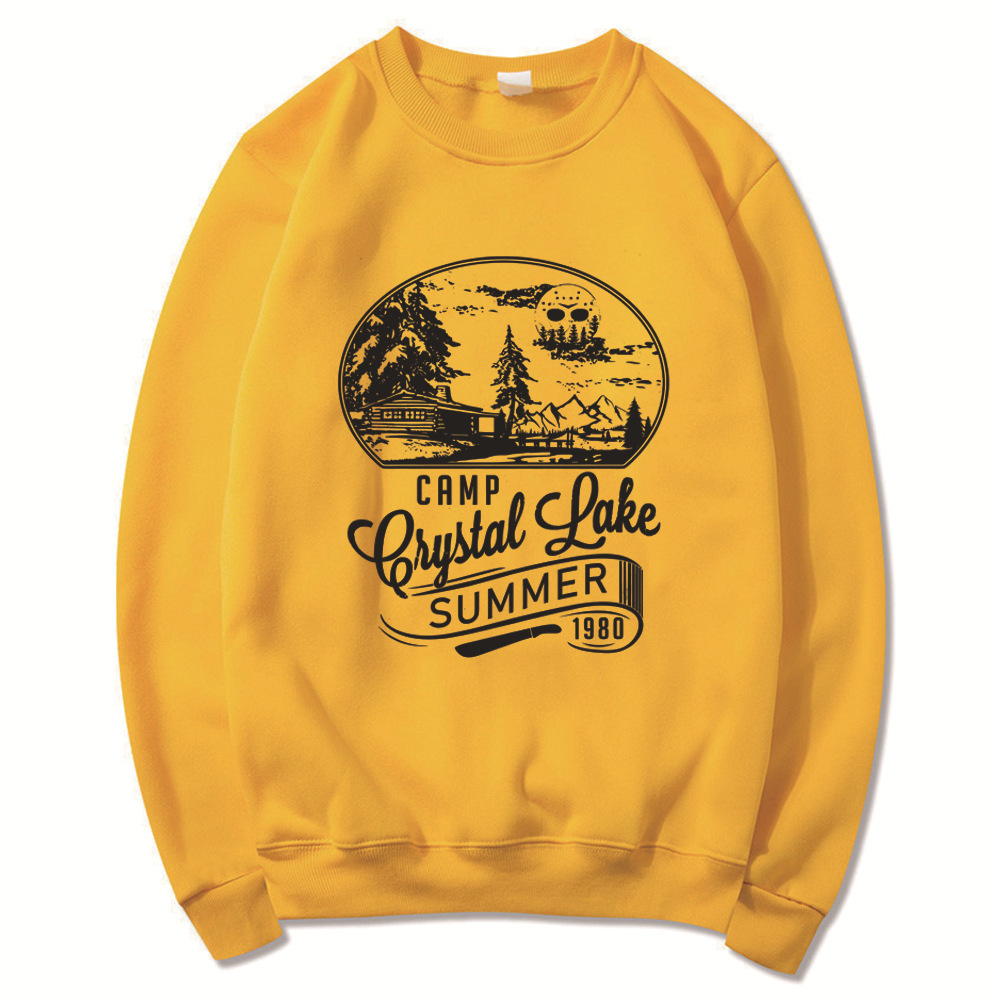 Camp Crystal Lake Retro Crewneck Sweatshirt Horror Movie Shi