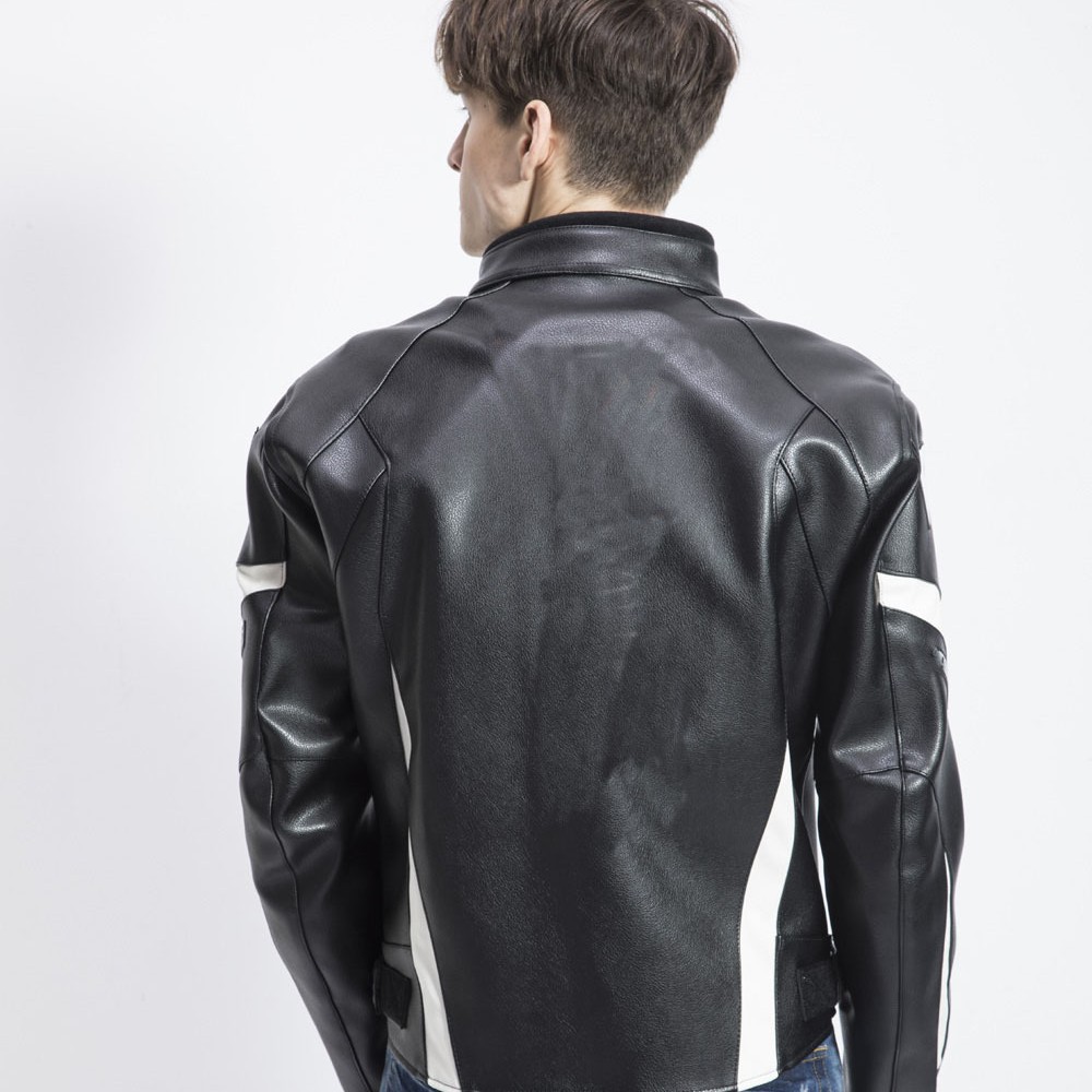 Motocicleta ciclismo ropa a prueba de viento caliente Racing ropa chaqueta de cuero de la motocicleta al aire libre Caballero impermeable anti-caída ropa