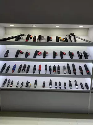 Electric vehicle hydraulic shock damping system