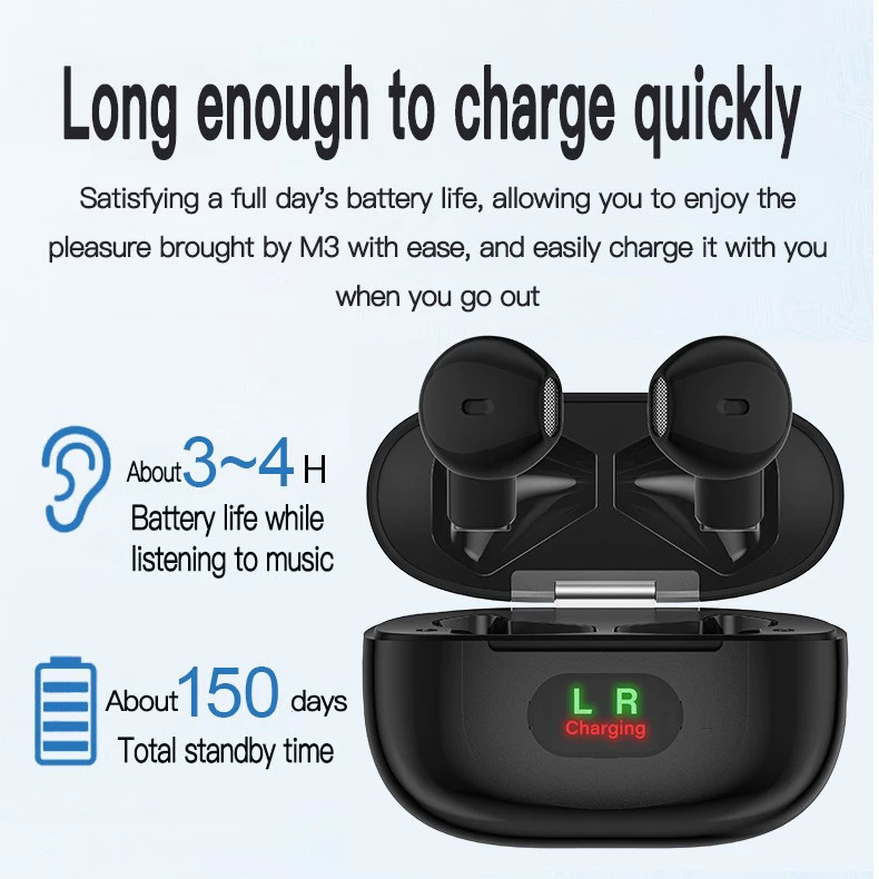 Наушники совместимые для Apple, Xiaomi, экстрадлинные, модель Pro/Pro11, Bluetooth