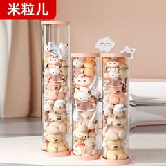 ジッパー人形収納バケツ子供のぬいぐるみ収納バケツ大容量透明収納バケツ卸売