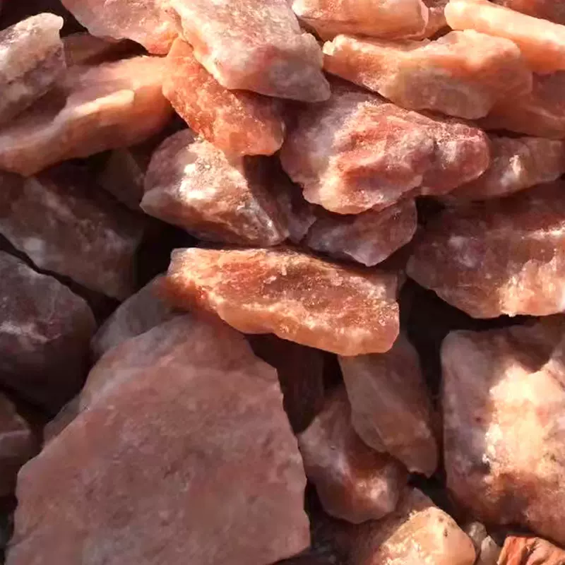 喜马拉雅盐矿石大毛石汗蒸房用砌墙石头材料盐屋盐碎石牛羊舔盐