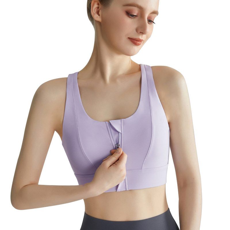 [personalizada] chaleco deportivo de acondicionamiento deportivo de alta resistencia antichoque chaleco de yoga con cremallera