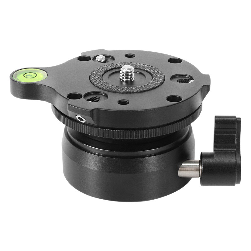 Beixin SLR Cámara giratoria panorámica cabeza horizontal ajuste trípode cabeza base aleación de aluminio cabeza cúpula