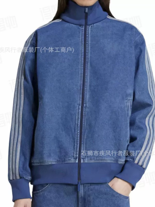(Cross-border trading), fashionable short denim jacket for men and women, Amazon, European style