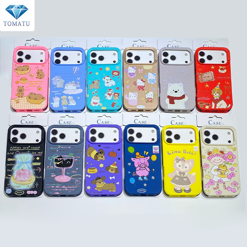 Cartoon Creative Graffiti Painting Suitable for Iphone17 Pro Max Mobile Phone Case Daily Work Clothing Mobile Phone Case Cartoon Creative Graffiti Painting Suitable for Iphone17 Pro Max Mobile Phone Case Daily Work Clothing Mobile Phone Case