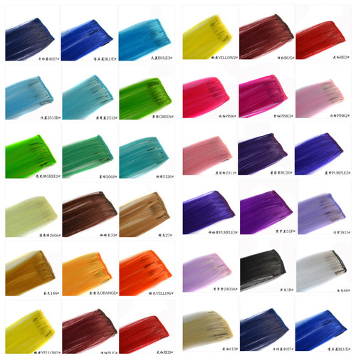 Colorful single lace frontal, glue-in wig, lace front wig, multi-color single lace frontal hair extension