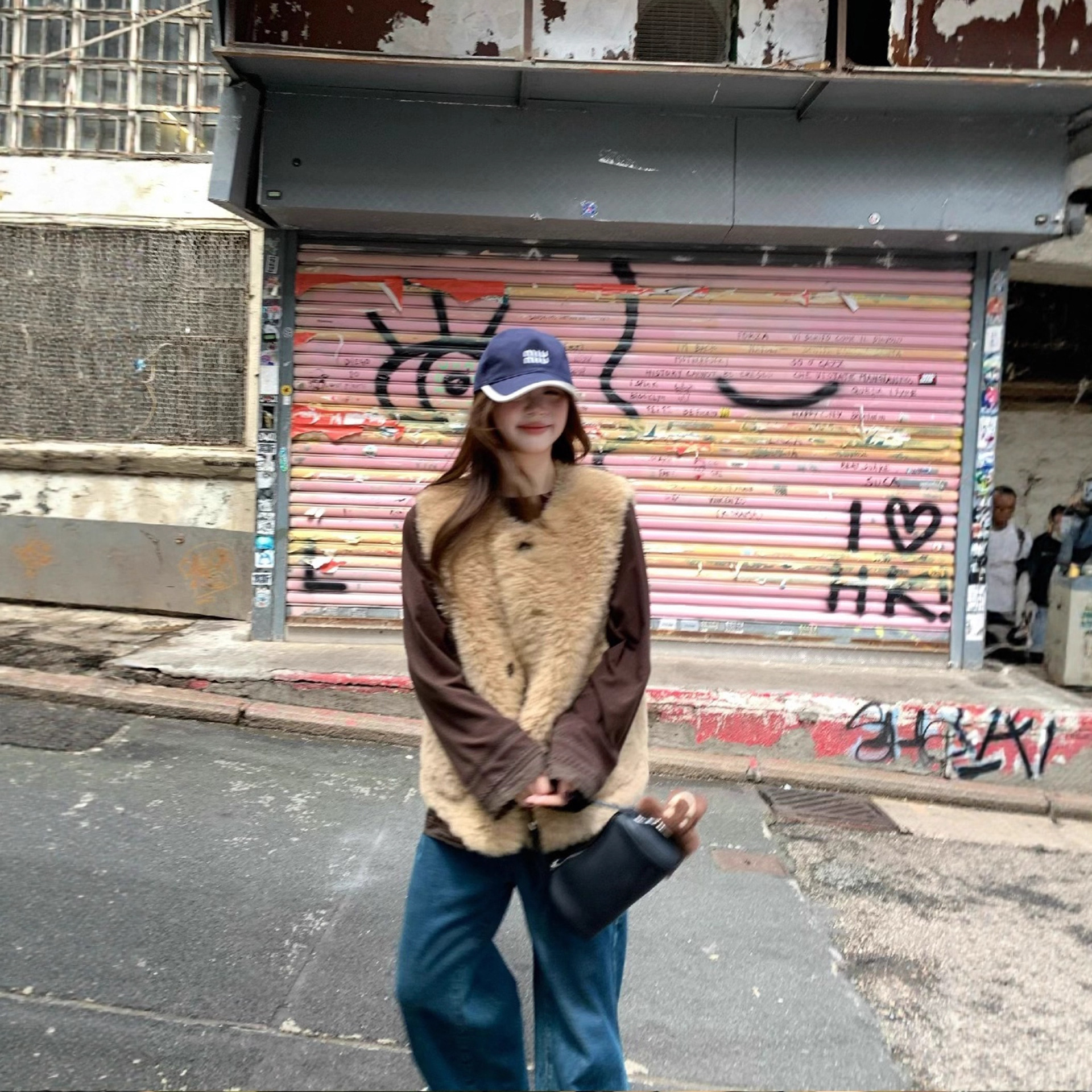 毛毛绒马甲女2025秋冬新款韩系高级感皮毛一体外套毛毛绒马夹背心