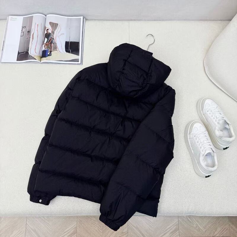 Shenzhen Nanyou Direct Supply 2025 Winter New Stylish Versatile Hooded Pocket Slim-Fit Solid Color down Jacket Shenzhen Nanyou Direct Supply 2025 Winter New Stylish Versatile Hooded Pocket Slim-Fit Solid Color down Jacket