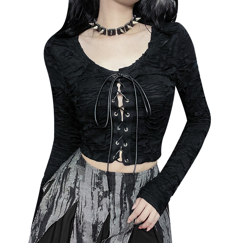 【最安値】S split lace tops Edikted Twilight Sheer Lace Split Front Top | PacSun