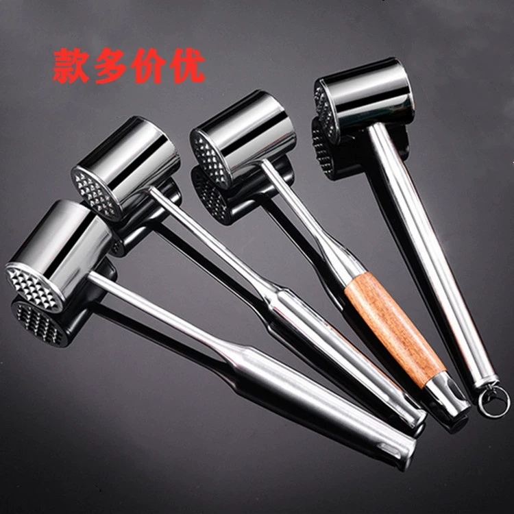 Молоток для размягчения мяса из нержавеющей стали 304, кухонный инструмент для мяса, многофункциональный молоток для мяса