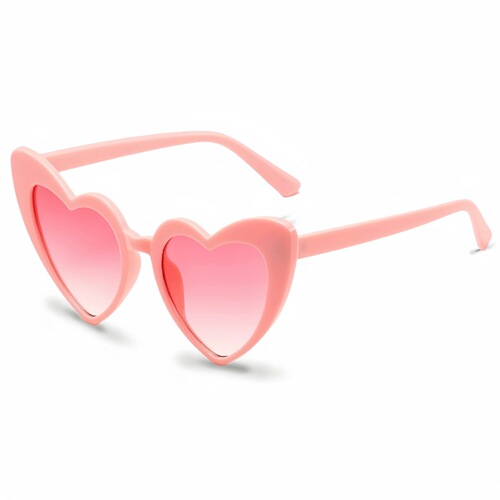 Alien-shaped heart glasses women's adult fashionable European and American sunglasses sun protection sunglasses heart-shaped sunglasses