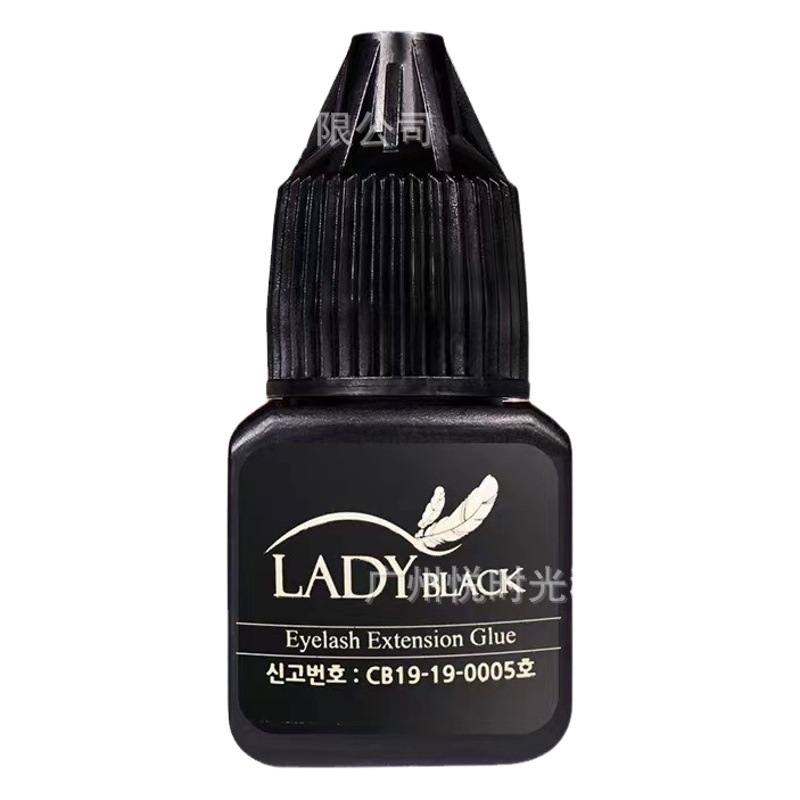 Corea del Sur Lady Black injerto de pegamento de pestañas plantación de pegamento de pestañas de secado rápido fuerte firmeza 5g