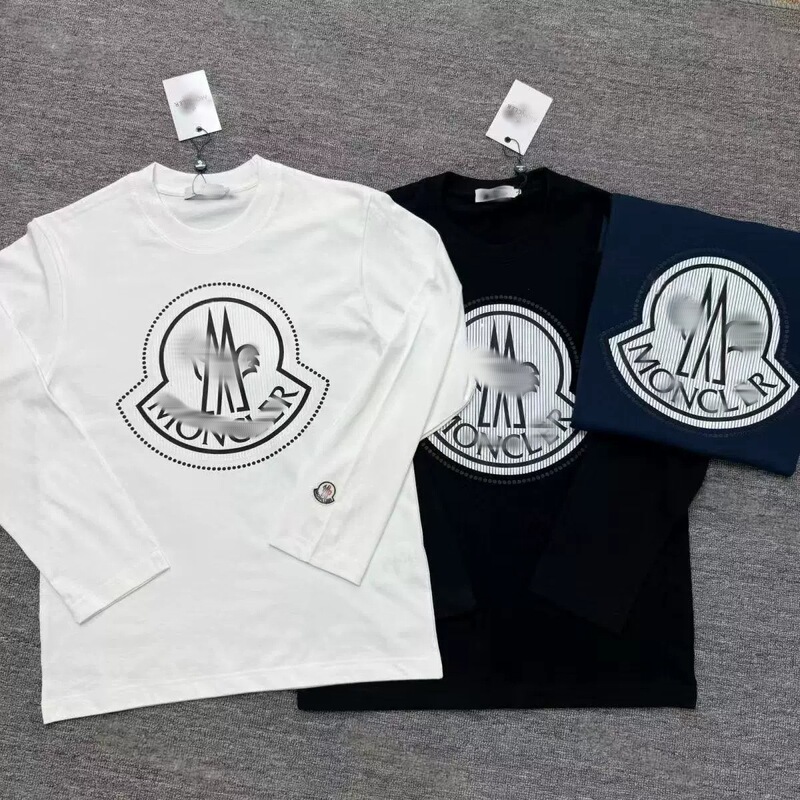 New Spring and Autumn Printed Letter Loose Round Neck Long Sleeve Casual Versatile T-Shirt for Men and Women Couples