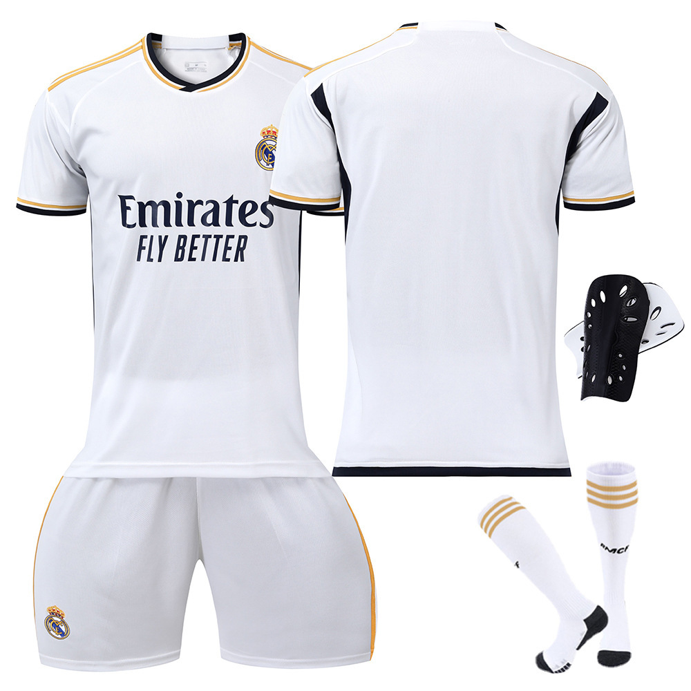 2324 Camiseta de fútbol del Real Madrid No. 7 Vinicius 5 Camiseta Belingham Mbappé 10 Modric Cross-border
