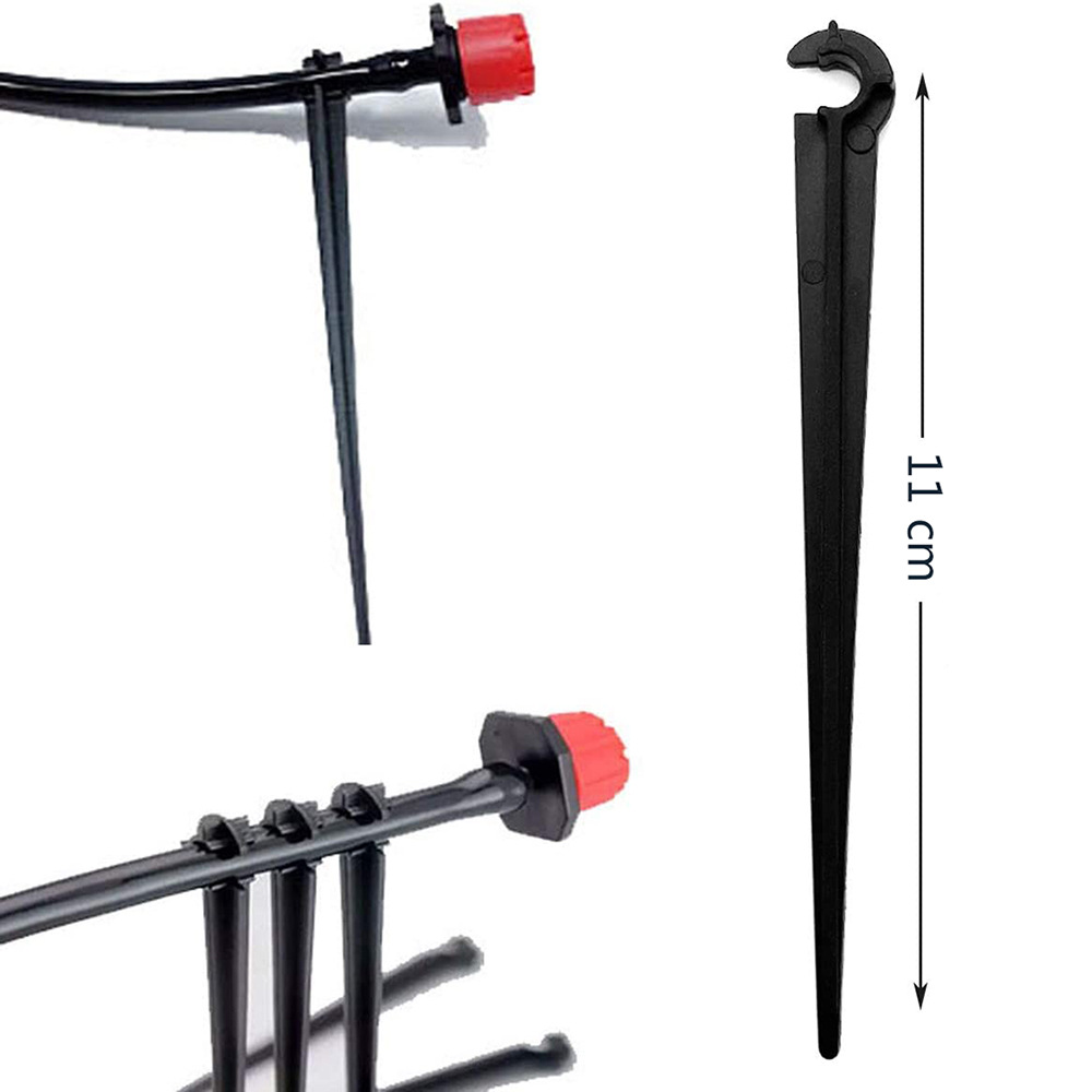 47 soporte capilar C tipo de jardín soporte de jardinería varilla fija inserción micro goteo enchufe varilla fábrica al por mayor