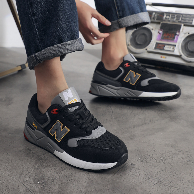 Primavera y otoño New Bailun Cool Running Classic 999 Series Calzado deportivo Calzado para hombre Pareja Todo fósforo Casual para hombre Calzado para correr Mujer