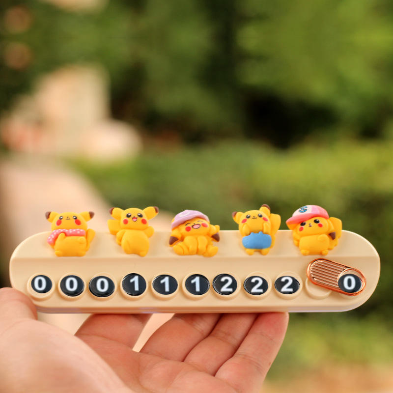 Dibujos animados Pikachu gancho para coche gancho para coche gancho para asiento multifuncional asiento lindo de dibujos animados para niñas
