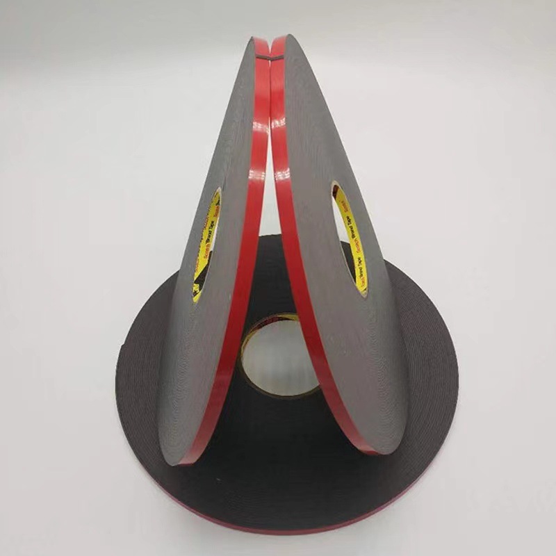 3N 5344灰色汽车泡棉双面胶带易撕防水亚克力基材双面胶带规格任