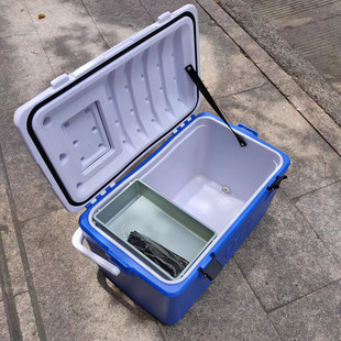 Thermal Cooler for Rock Fishing, Camping, and Car Use, Thickened Autumn Moon Sea Fishing Cooler, 40L/60L Fishing Box, Fishing Supplies