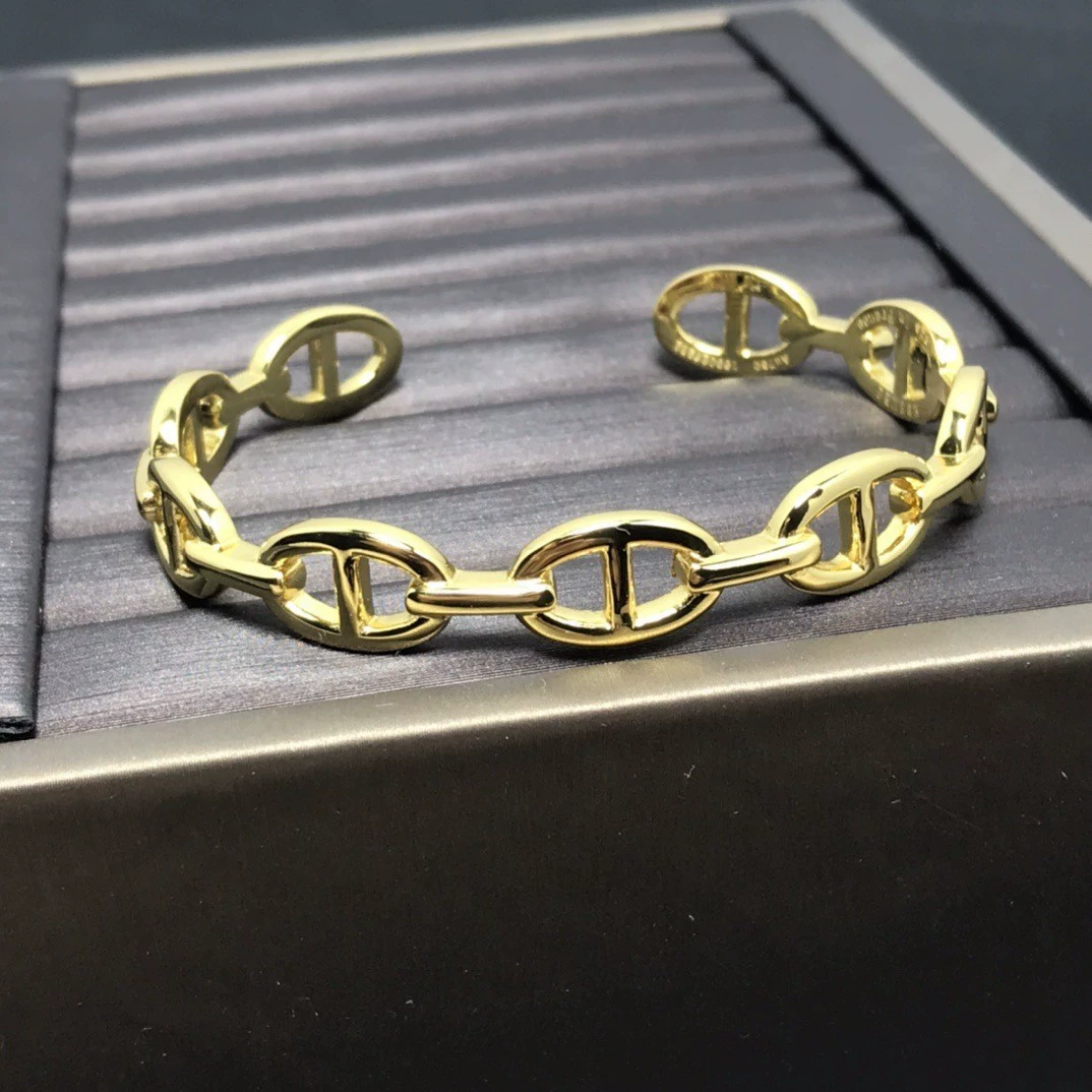 Браслет Star‑link, посеребление розовое золото 18k, варианты с pave-бриллиантами или полностью упрочнённым рисунком, вес 0.002 кг