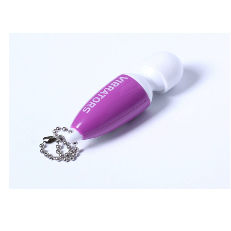 Portable Mini Massager, Keychain Vibration, Compact 18 g, 5 Color Options