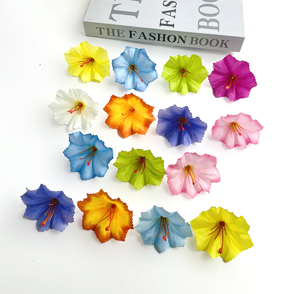 Simulación de flores de lirio pequeñas tocadillos de color hechos a mano didiy flor accesorios de ropa de bodas regalos de mano decoración fotografía