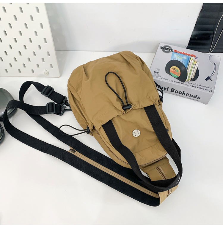 Backpack Men's And Women's 2025 Multifunctional Breast Bag Lightweight Nylon Cloth Bag Single Shoulder High Value Work Commuter Messenger Bag_voghion.com