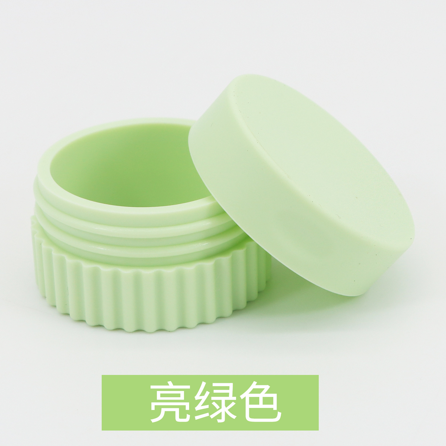 Caja de embalaje de silicona caja de polvo suelto de viaje portátil caja de medicina botella de embalaje de loción caja de almacenamiento de joyería con tapa botella de crema