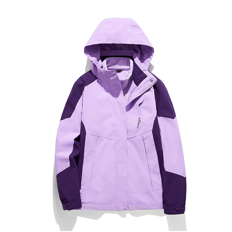 Primavera y otoño al aire libre hombre y mujer tres en uno desmontable otoño y invierno engrosado impermeable al aire libre montaña gorra de abrigo caliente