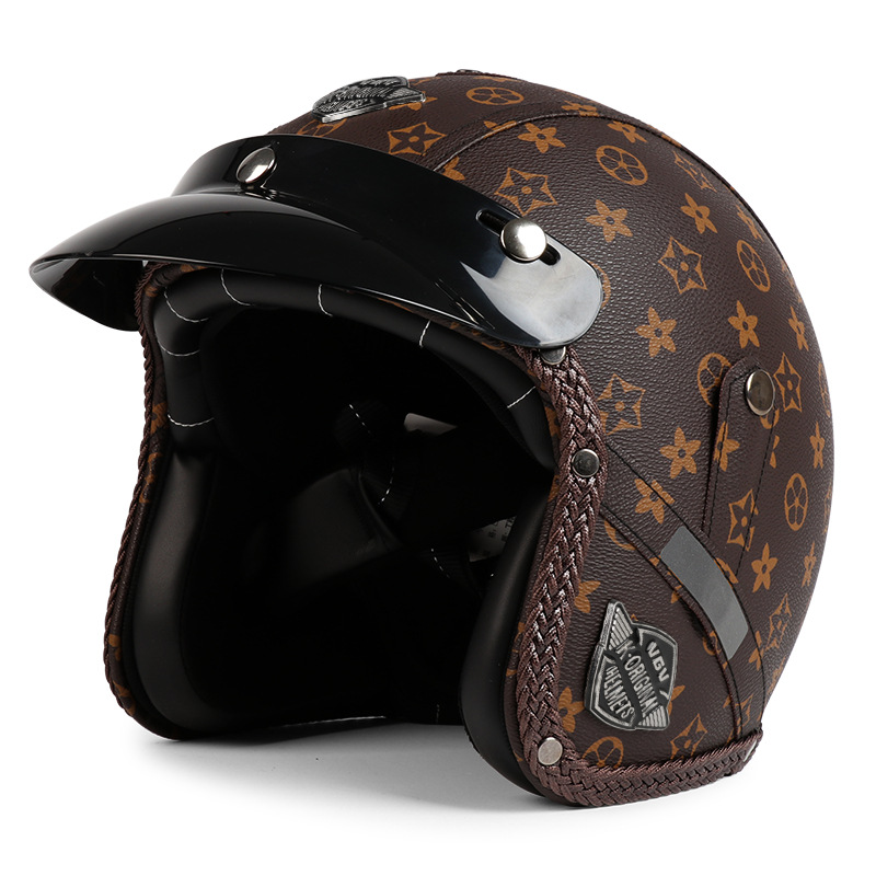 다크 브라운 LV 인쇄