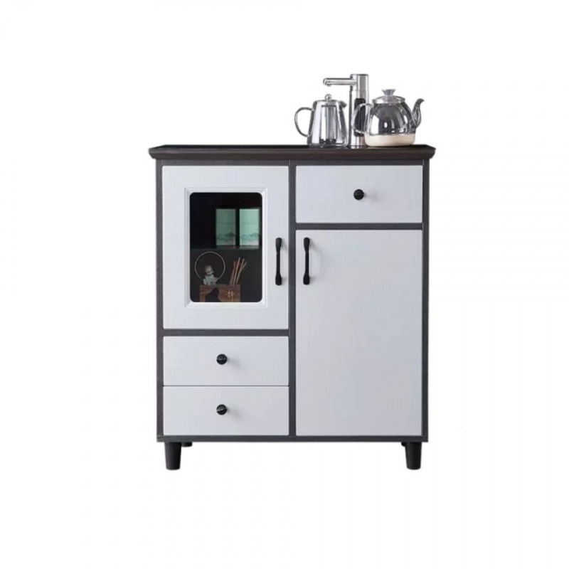 Nuevo tipo de máquina de té de madera sólida de alta calidad doméstica totalmente automática moderna de lujo ligera sala de estar inteligente en un gabinete de máquina de beber